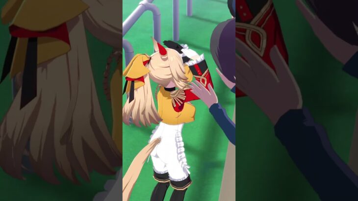 デュランダルのファンサが可愛すぎる‼ 　#ウマ娘プリティーダービー #うま娘 #ウマ娘　#shorts