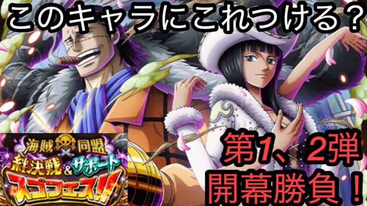 [トレクル]絆、サポートスゴフェス開幕勝負！この新キャラにこんなタグつける！？[OPTC][絆決戦]