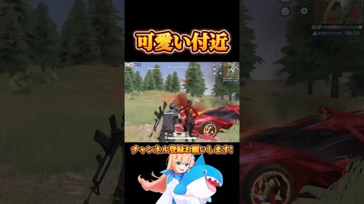 可愛い付近さんに遭遇 #荒野行動 #荒野再会祭 #荒野行動純金配布