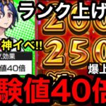 【モンスト】ランク上げ必見‼︎『経験値40倍』超効率的にランクが爆上がり！！【ガンダムコラボ】