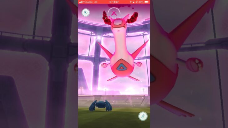 【ポケモンGO】ダイマックスラティアス 配置なしキノコなしきょじゅうざんなし 3人討伐