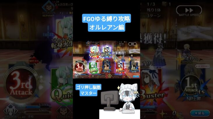 【もうすぐ10周年】FGOゆる縛り攻略　オルレアン編【やっちゃえバーサーカー】#shorts #fgo #fategrandorder