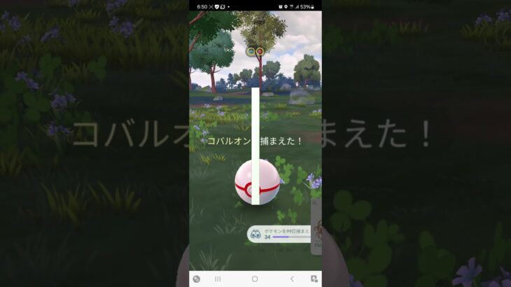 コバルオン色違いGET❗❗ポケモンgo ＃shorts
