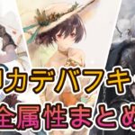 防御力デバフ持ってるキャラクター！各属性まとめてみた！【メメモリ】