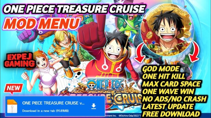 One Piece Treasure Cruise Mod Apk | OPTC Mod Apk | OPTC Mod Menu | Latest Update