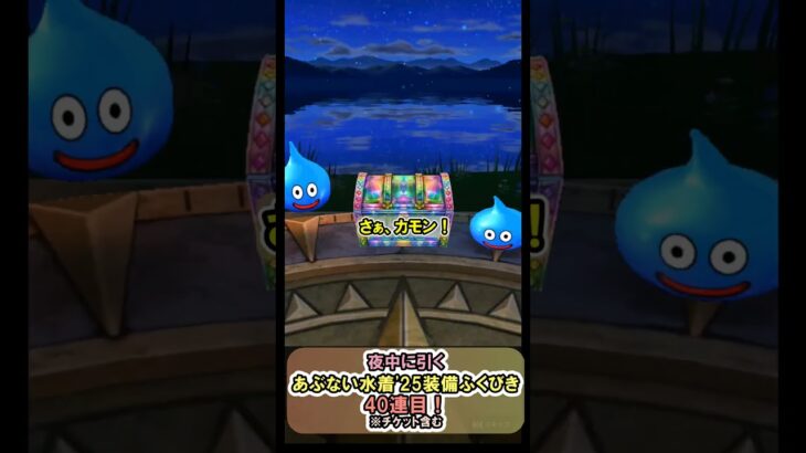 【ドラクエウォーク/ガチャ】あぶない水着’25装備ふくびき40連目(チケット含む)【Dragon Quest Walk/たいようのおうぎ】#shorts #4 #ドラクエウォーク #あぶない水着