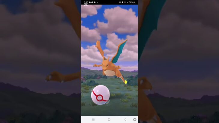 メガリザードンX3人盗伐#ポケモンgo #ポケモンgoレイド