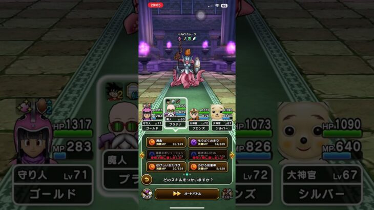 DQW ヘルパイレーツのほこら 初見　１ターン撃破