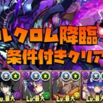 【パズドラ】バイオレットフィズを使ったジィルクロム降臨の条件付きクリア編成を作ってみた