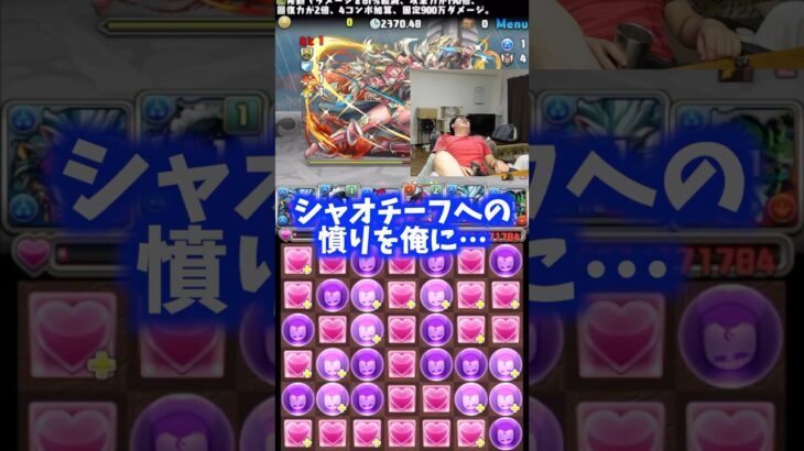 【使うなよ】シャオチーフが弱すぎて怒りを俺にぶつけてくる裏方 #たかし #パズドラ