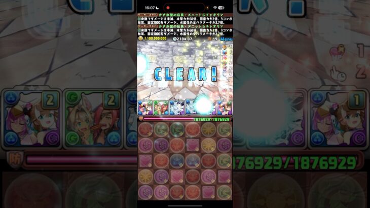 涙涙の大勝利【パズドラ】