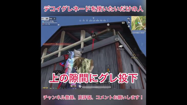 【荒野行動】デコイグレネードを使いたいだけの人 #荒野行動