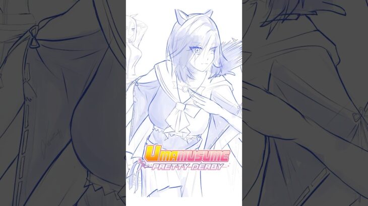 Drawing Practice – Air Groove #umamusume #ウマ娘プリティーダービー#art #speedpaint
