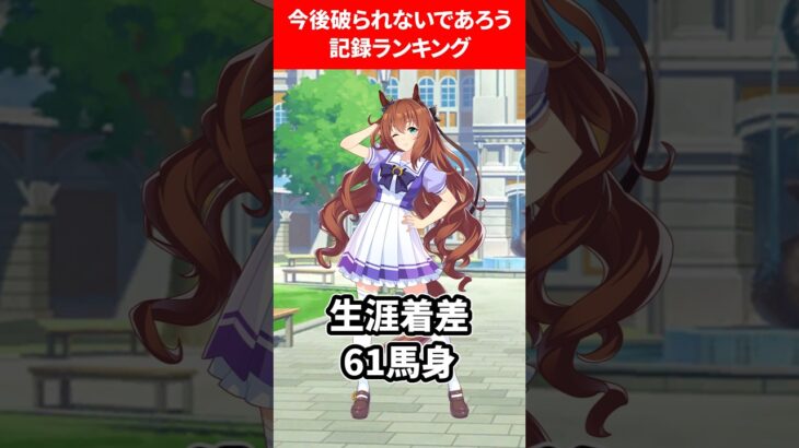 今後も破られない記録ランキング #ウマ娘プリティーダービー
