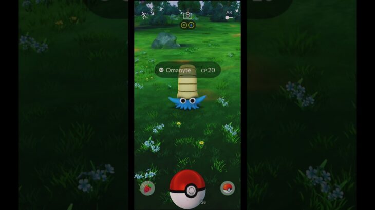 RARE Triple Fossil Catch in Indonesia! Omanyte, Anorith & Lileep | Pokemon GO Shorts