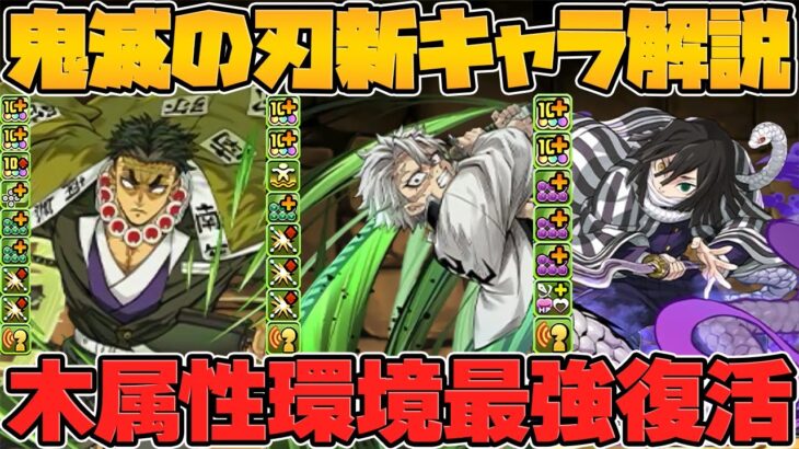 【不死川&伊黒が最強確定】鬼滅の刃コラボ新キャラ解説！600億上限解放はスキルもぶっ壊れチートｗｗ【パズドラ】
