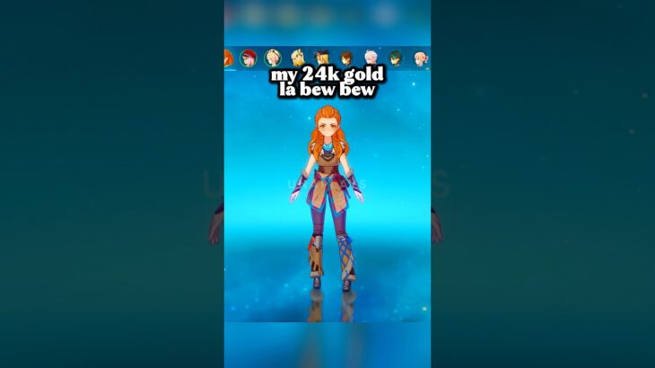 Do you have 24k gold labewbew? 😌 #GenshinImpact #Aloy #原神 #原神写真部 #HoyoCreators