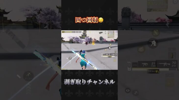 四つ装備回収気持ちええ〜#荒野行動 #knivesout #ペニンシュラ大脱走