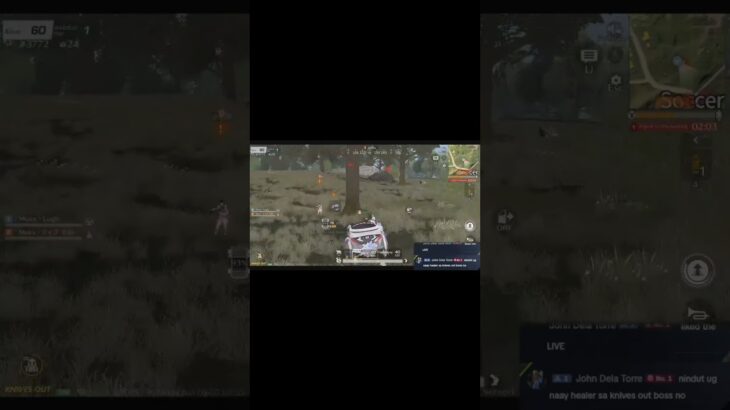 Quick 2vs3 match.peninsula map #荒野行動 #knivesout #pc荒野行動