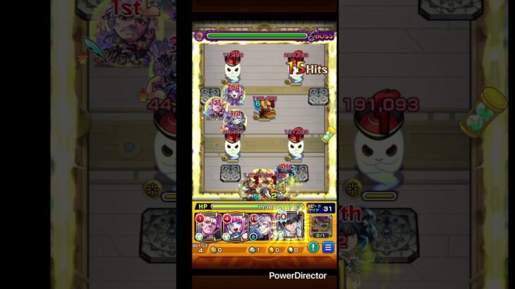 試練5上条ワンパンルナのバフ強すぎ　#モンスト #モンスト好きと繋がりたい #モンストワンパン