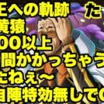 【トレクル】海賊王への軌跡VS黄猿 自陣特効キャラ無しでいけるねぇパ