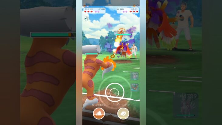 【ポケモンGO】ランドロスで試合を一瞬で終わらす！【マスターリーグ】【バトルリーグ】#shorts #ポケモンgo #goバトルリーグ #gbl #マスターリーグ #pokemongo