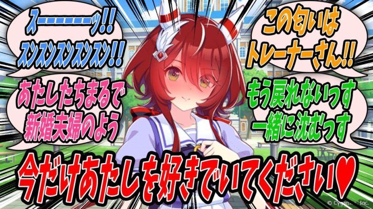 【ウマ娘】知らないタオルが鞄に入っていたので匂いを嗅いで確認してみたらトレーナーのものと発覚したがもう洗濯機は使えない時間なので今日はそのタオルを枕カバーにして寝たら調子が良くなったウインバリアシオン