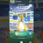 😱wow pokemon go in now Ampharos Mega ride 🔥🔥🔥