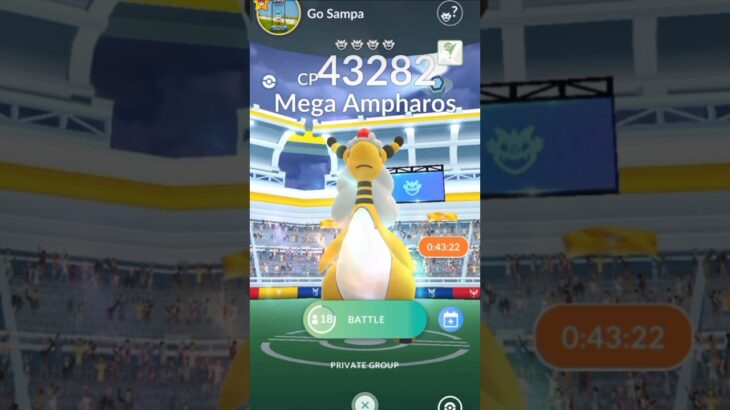 😱wow pokemon go in now Ampharos Mega ride 🔥🔥🔥