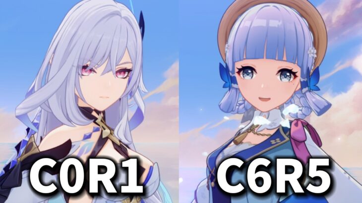 【原神】スカークに頑張って対抗する両完凸綾華