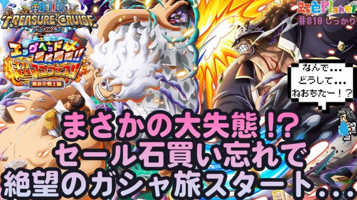 【トレクル】エッグヘッド最終局面超スゴフェス開放の戦士編!!まさかの大失態で引きたくても引けない!?虹色Planet のワンピーストレジャークルーズしっかり生配信#810【トレクル OPTC 】