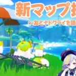 【原神】友達と探索しながらナドクライの話や地球の話したりした日