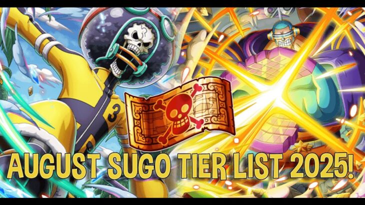 CALM before the SUPER SUGO STORM! SUGO TIERLIST AUGUST 2025!