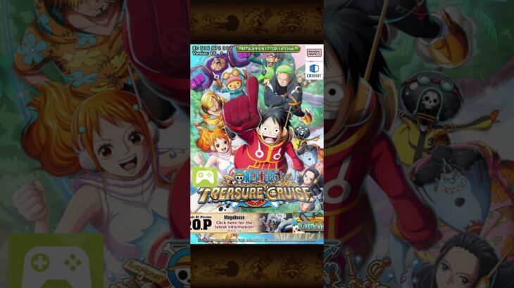 One Piece Treasure Cruise – Title Screen / Main Menu with Music