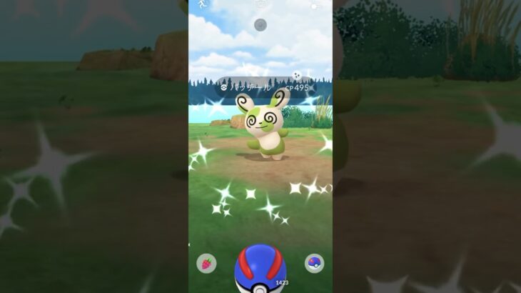 【ポケモンGO】 パッチール （5番・色違い） 捕獲動画！！