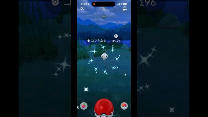 【ポケモンGO】激レア‼︎ コフキムシ色違い！ポストカード 図鑑登録