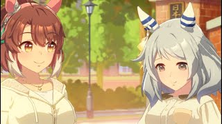 ウマ娘 プリティーダービー ダンツフレーム＆ヒシミラクル『今日も明日も一緒にゆっくり』