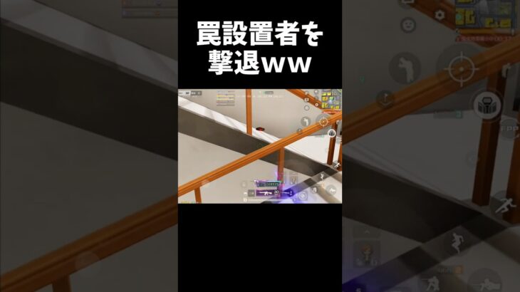 敵が仕掛けた罠を発見したｗｗ【#荒野行動】#shorts #荒野組 #Knives Out #荒野再会祭 #荒野行動純金配布