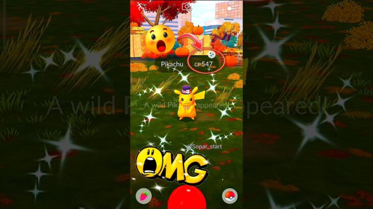 Costume ✨Shiny Pikachu Halloween in pokemon go #soparstart #pokemon #shiny #shinypokemon #shortsfeed