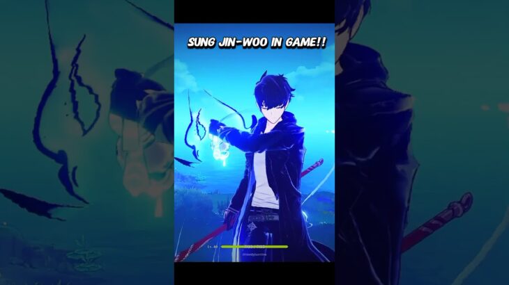 Sung Jin-woo in Game!! 😃🙌 #genshinimpact #genshin #原神 #sungjinwoo #shorts