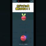 カジッチュにリンゴをあげて進化させる！#ポケモンgo #pokemongo #shorts