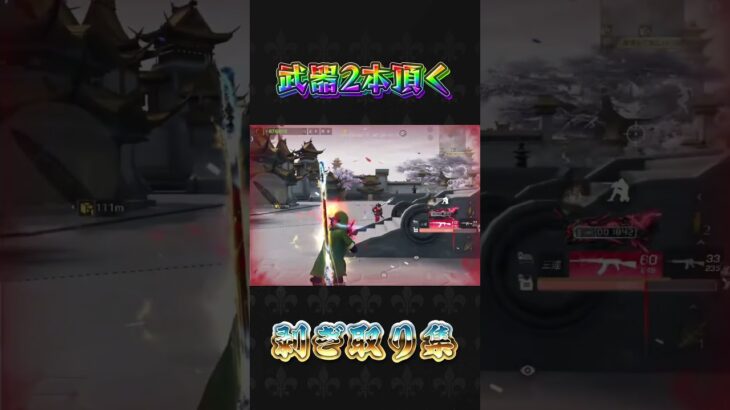 武器2本剥ぎ取り#荒野行動 #knivesout #ペニンシュラ大脱走