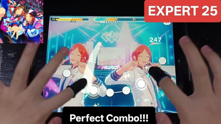 [あんスタ]    Play ”Tag”  – [EXPERT 25] 「手元動画/Perfect Combo!!」