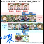 [パズドラ]サンリオコラボ_ キティガチャドラ&プリンガチャドラ降臨_試練ノア無課金2人マルチ周回パ[パズル&ドラゴンズ]