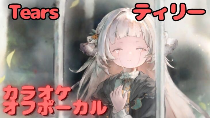 【カラオケ上級者】ティリー – Tears｜（完全オフボ）#メメントモリ  #ラメント #カラオケ