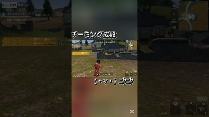 チーミング成敗#荒野行動#Switch