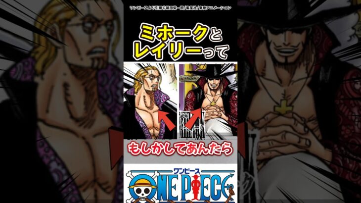 【ワンピース】ミホークとレイリーってもしかして#ワンピース
