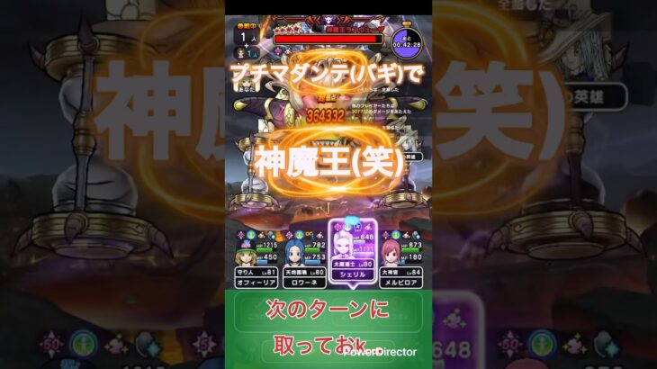 【ドラクエウォーク】ストームプチマダンテを神魔王さんに試し撃ちしてみましたところ【DQW】(ショート)#ドラクエウォーク #ドラゴンクエストウォーク #dqwガチャ