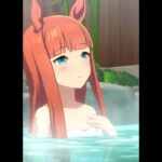 【ウマ娘 プリティーダービー】サイレンススズカ　温泉　入浴シーン