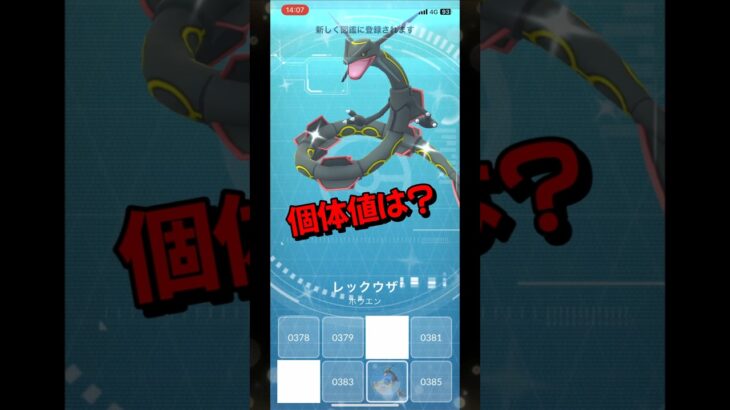 【ポケモンGO】黒いレックウザが出てきて嬉しすぎる！ #ポケモンgo #ポケモン #Shorts